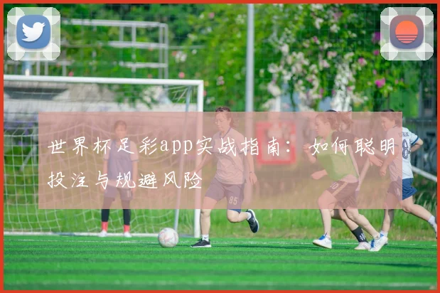 世界杯足彩app实战指南:如何聪明投注与规避风险
